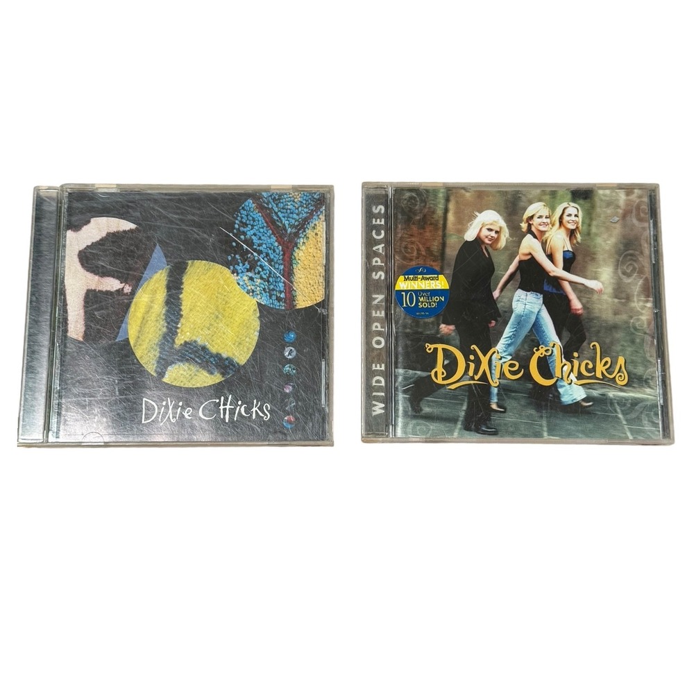 Dixie Chicks Fly and Wide Open Spaces CD Lot 90s Country Music 2 Disc Set